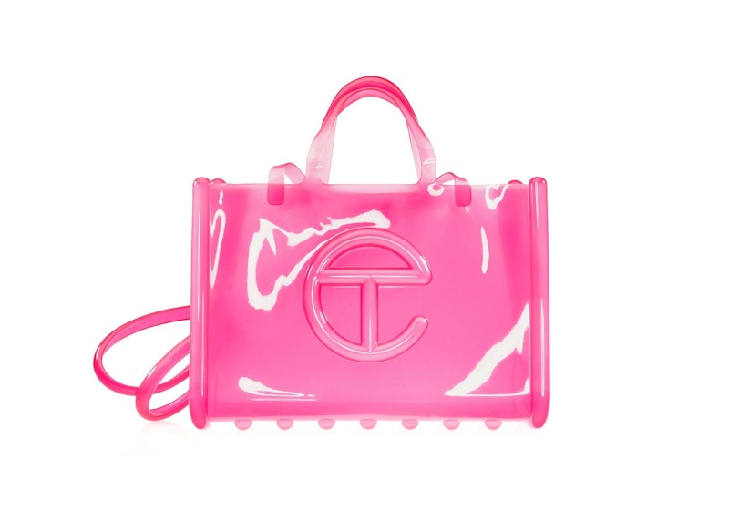 Telfar x Melissa Large Jelly Shopper Clear Pink