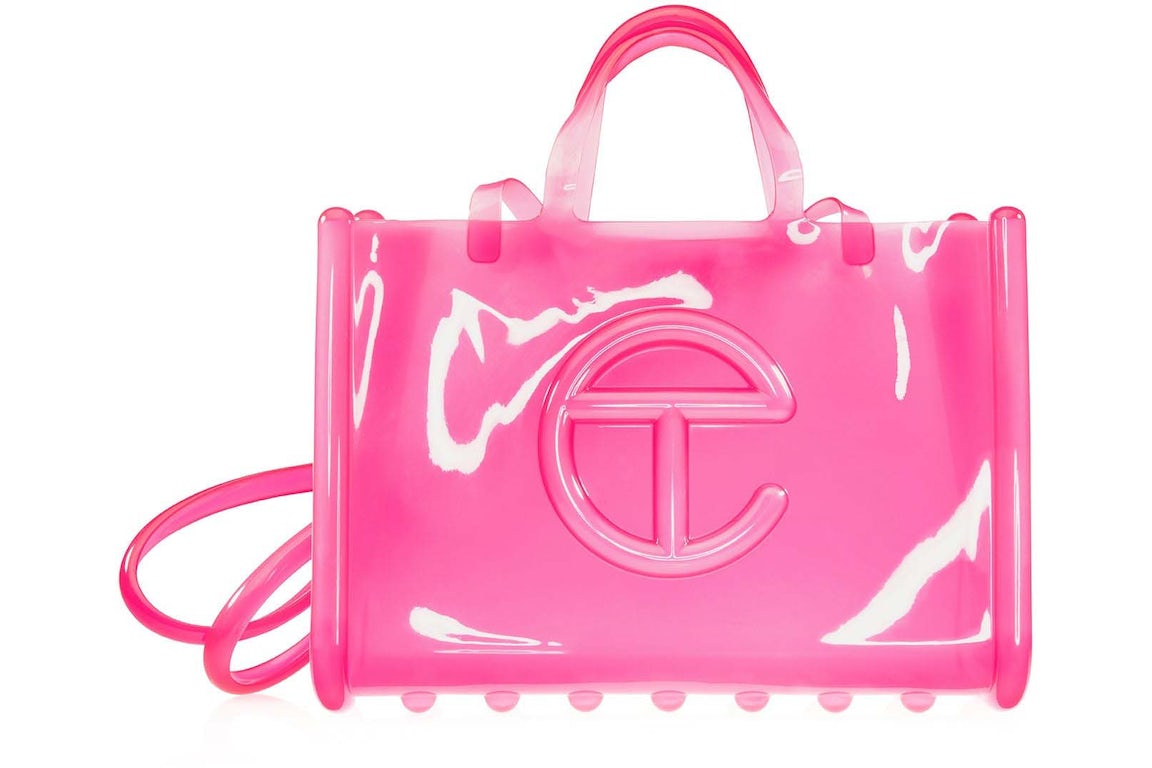 Telfar x Melissa Large Jelly Shopper Clear Pink in PVC - IT