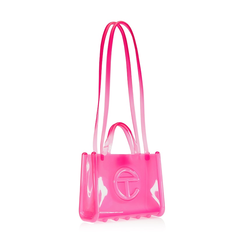 Telfar x Melissa Medium Jelly Shopper Clear Pink in PVC - US