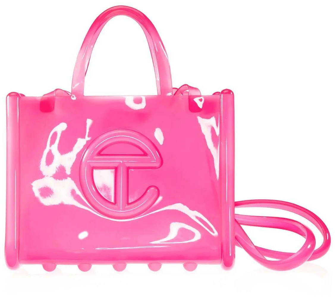 Melissa x TELFAR Medium Jelly Shopping Bag - Pink Totes, Handbags -  WTELG28093