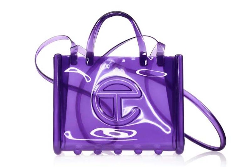 Telfar x Melissa Medium Jelly Shopper Purple in PVC GB
