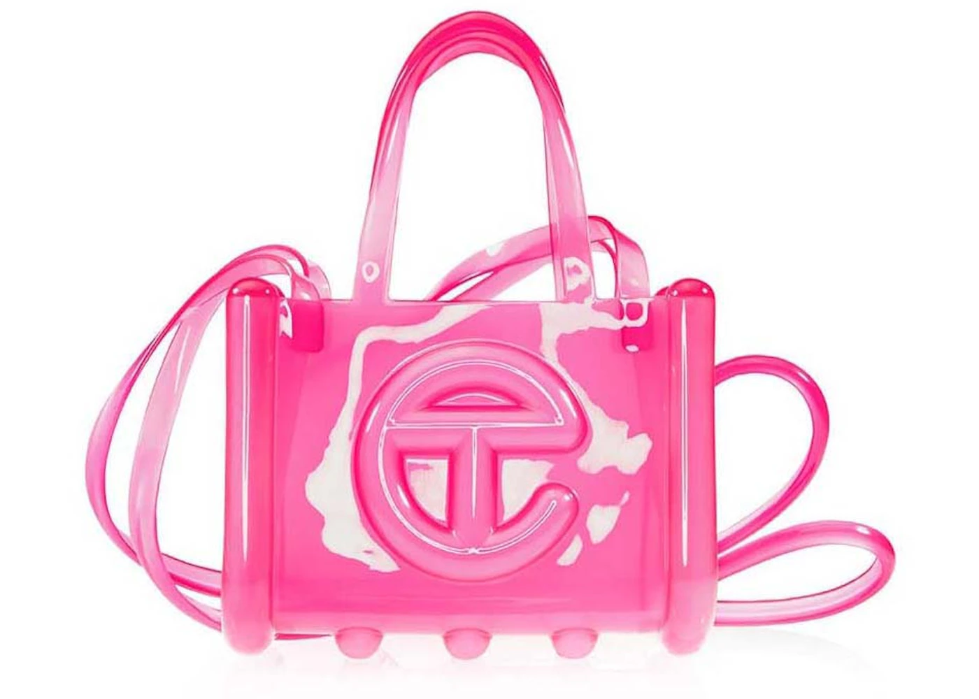Telfar x Melissa Small Jelly Shopper Clear Pink in PVC US