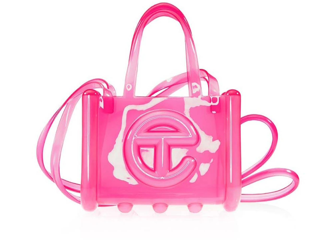 Telfar x Melissa Small Jelly Shopper Clear Pink in PVC - DE