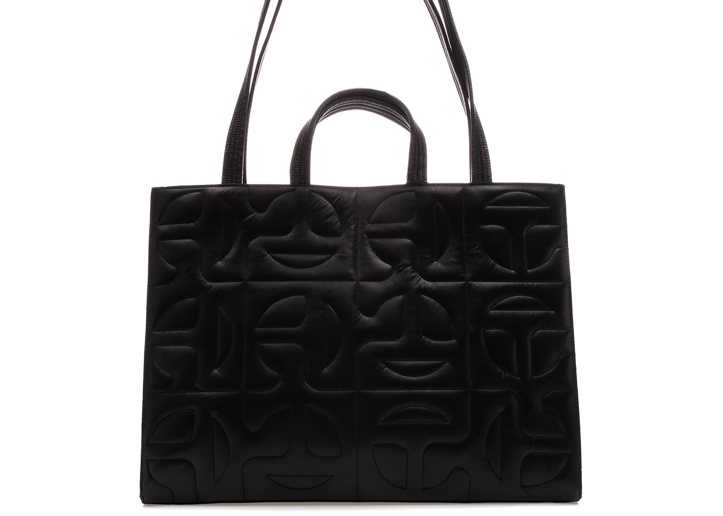 Telfar x Moose Knuckles Leather Quilted Shopper Tote in Leather - US