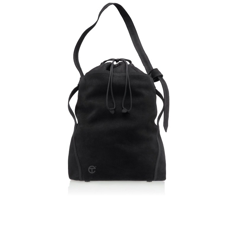 Telfar x Timberland Slouchy Bag Black in Leather - US