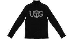 Telfar x UGG Crystal Logo Mockneck Black