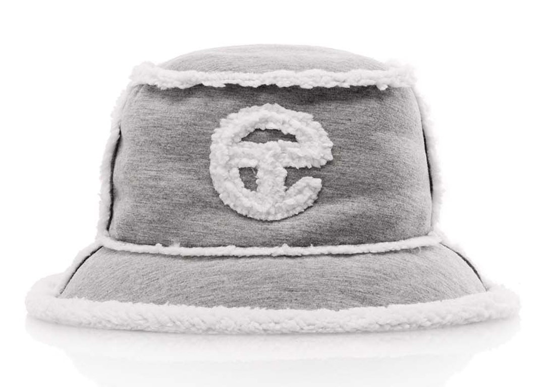 Pre-owned Telfar X Ugg Fleece Bucket Hat Heather Grey