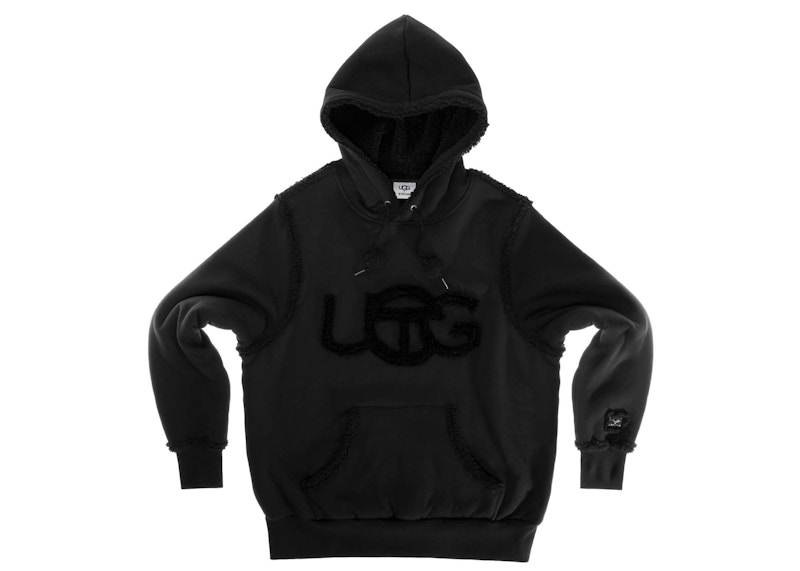 Telfar x UGG Shearling Hoodie Black