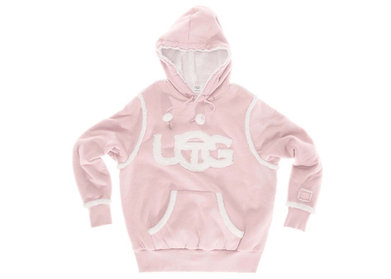 Telfar x UGG Shearling Hoodie Pink FW21 US