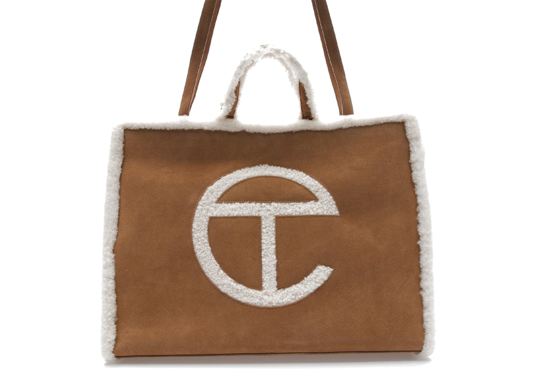 Pre-owned Telfar X Ugg Shopping Bag Large Chestnut