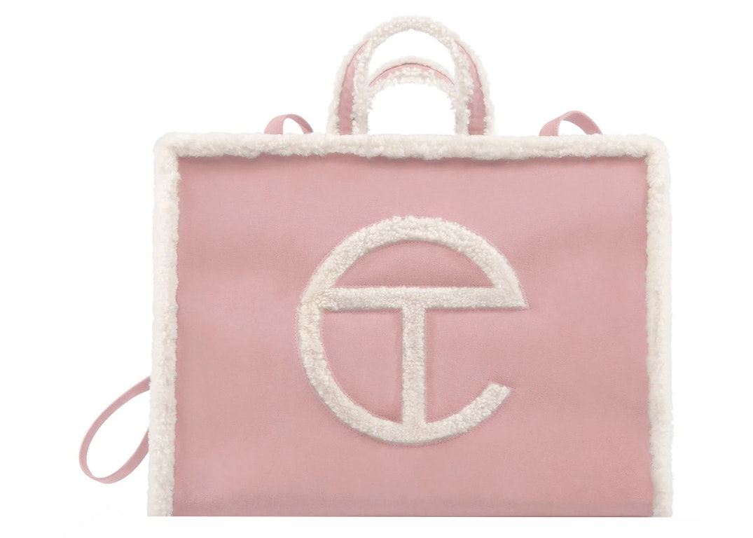 Pre-owned Telfar X Ugg Shopping Bag Large Pink
