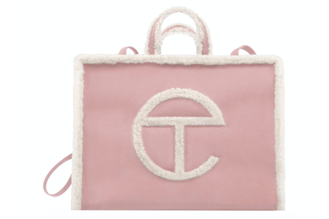 Pre-owned Telfar X Ugg Shopping Bag Large Pink