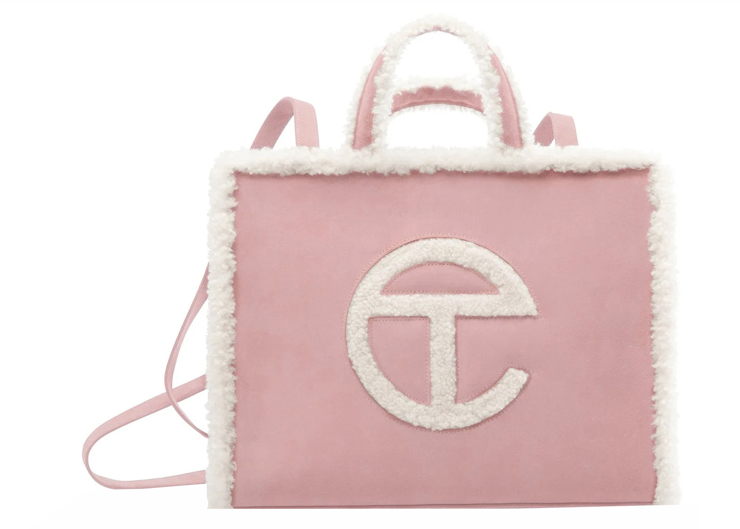 Telfar x UGG Shopping Bag Medium Pink in Nylon - US