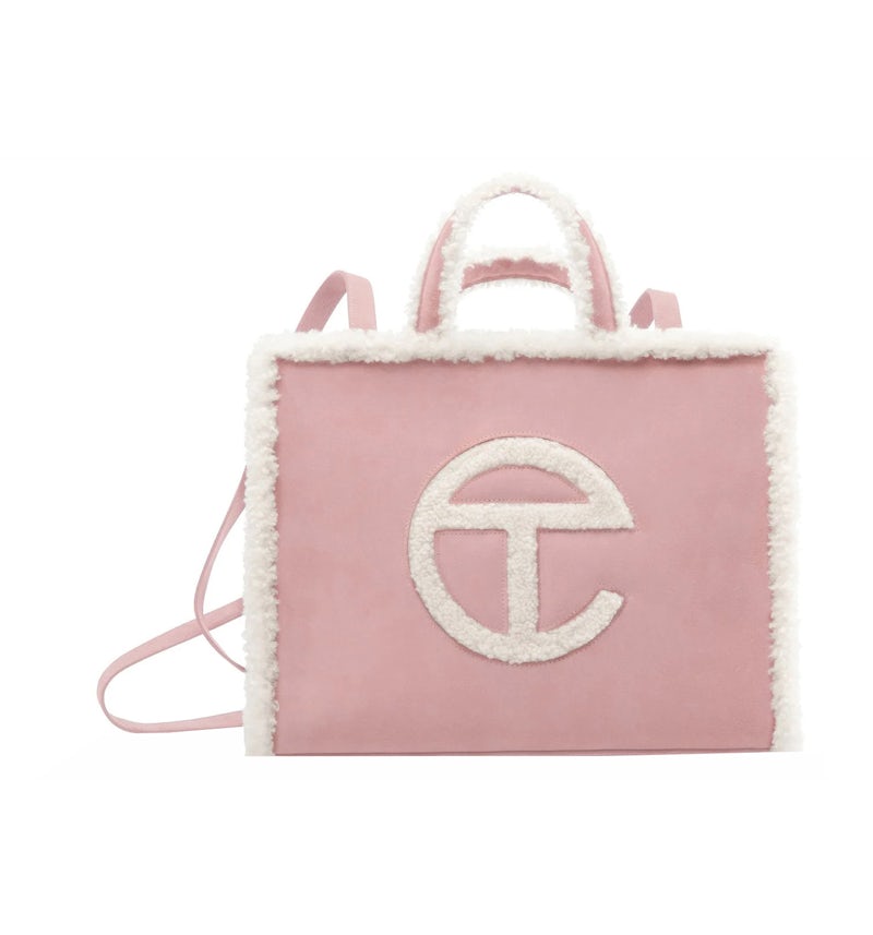 Telfar x UGG Shopping Bag Medium Pink in Nylon US