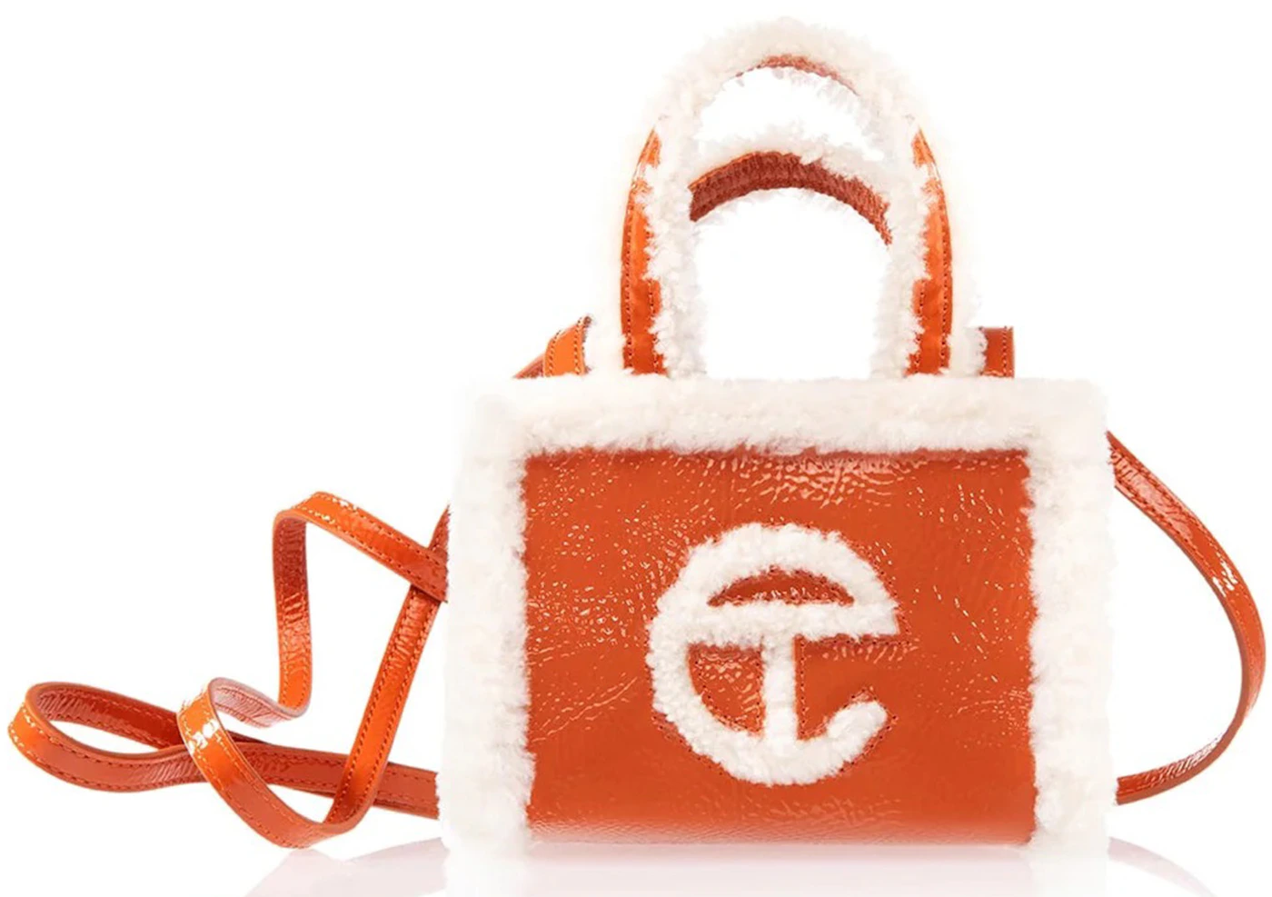 UGG x TELFAR Large Shopper Crinkle - Spicy Pumpkin – shop.telfar