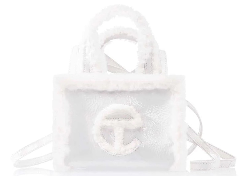 Telfar x UGG Small Shopper Crinkle White