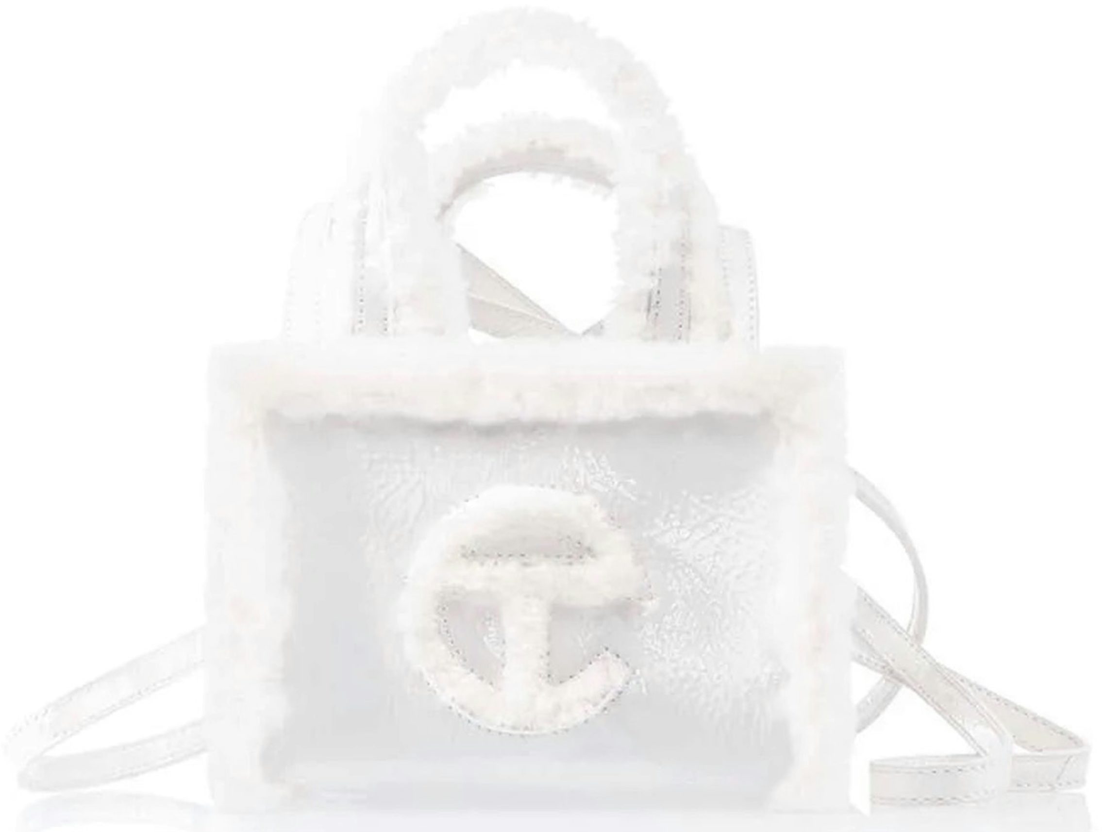 Chanel Patent Leather Transparent Mini Logo Tote
