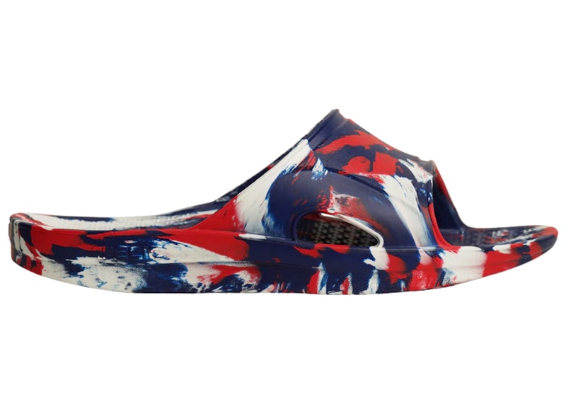 Telic Recharge Slide Blue White Red