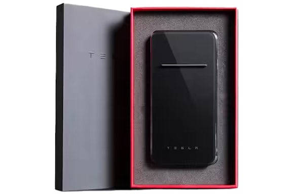 Tesla Wireless Tragbares Ladegerät 2 Schwarz