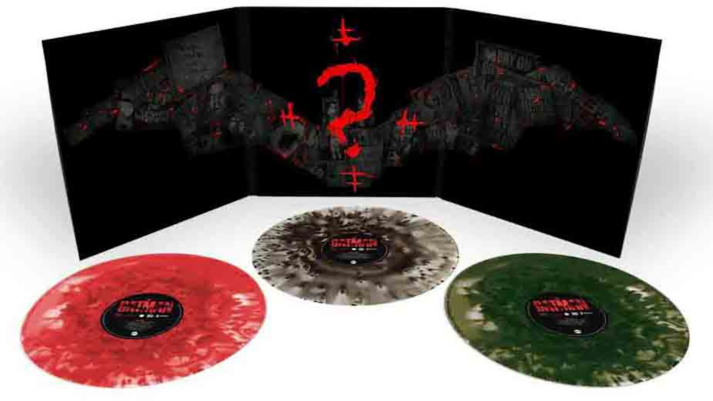 The Batman Original Motion Picture Soundtrack Mondo Exclusive 3XLP Vinyl  Marbled Green/Black/Red - US