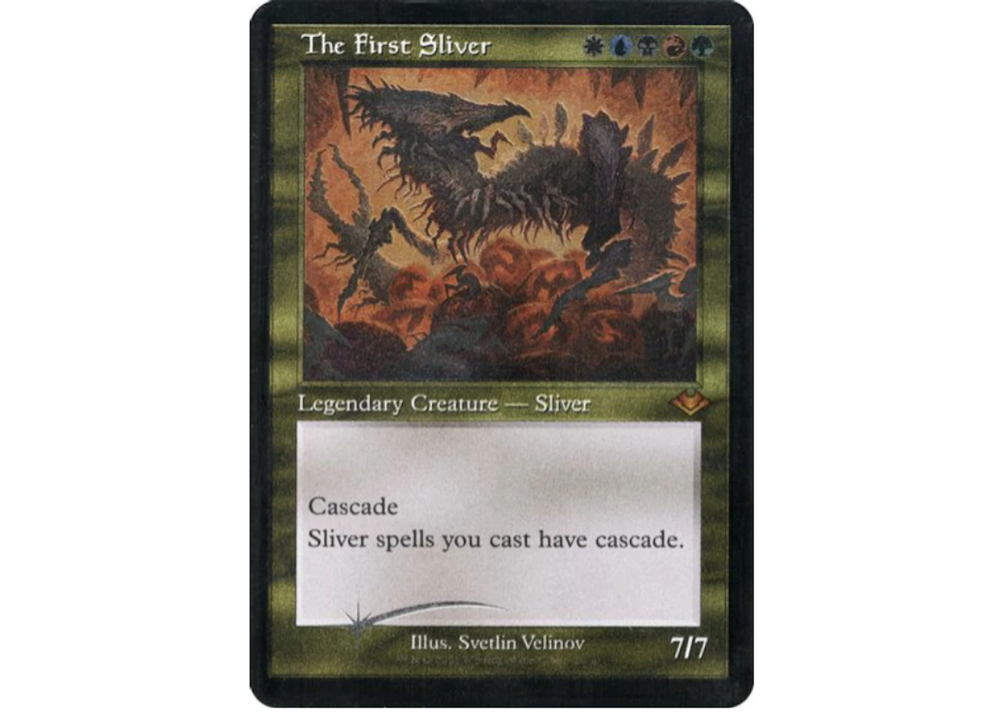 The First Sliver (Retro) (Foil Etched) Magic: The Gathering TCG Modern Horizons Mythic #26 (Ungraded) - US The First Sliver (Retro) (Foil Etched) Magic: The Gathering TCG Modern Horizons Mythic #26 (Ungraded) - US