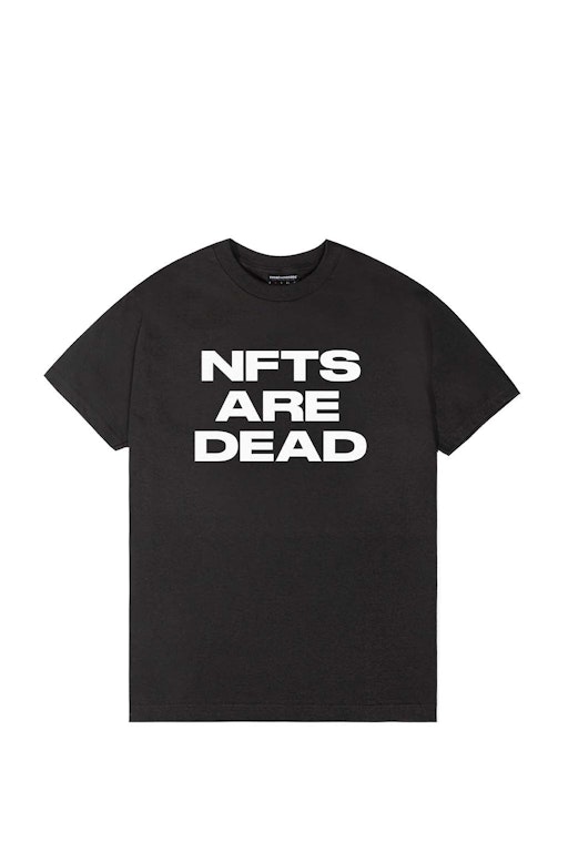 Pre-owned The Hundreds Nfts Are Dead T-shirt Black