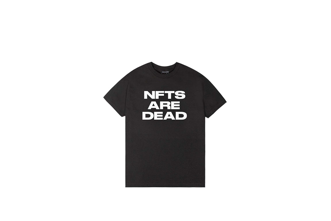 Pre-owned The Hundreds Nfts Are Dead T-shirt Black