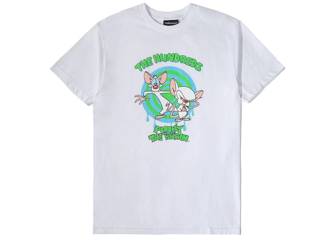 The Hundreds x Anamaniacs Pinky & Brain Paint T-Shirt White - SS20 - US