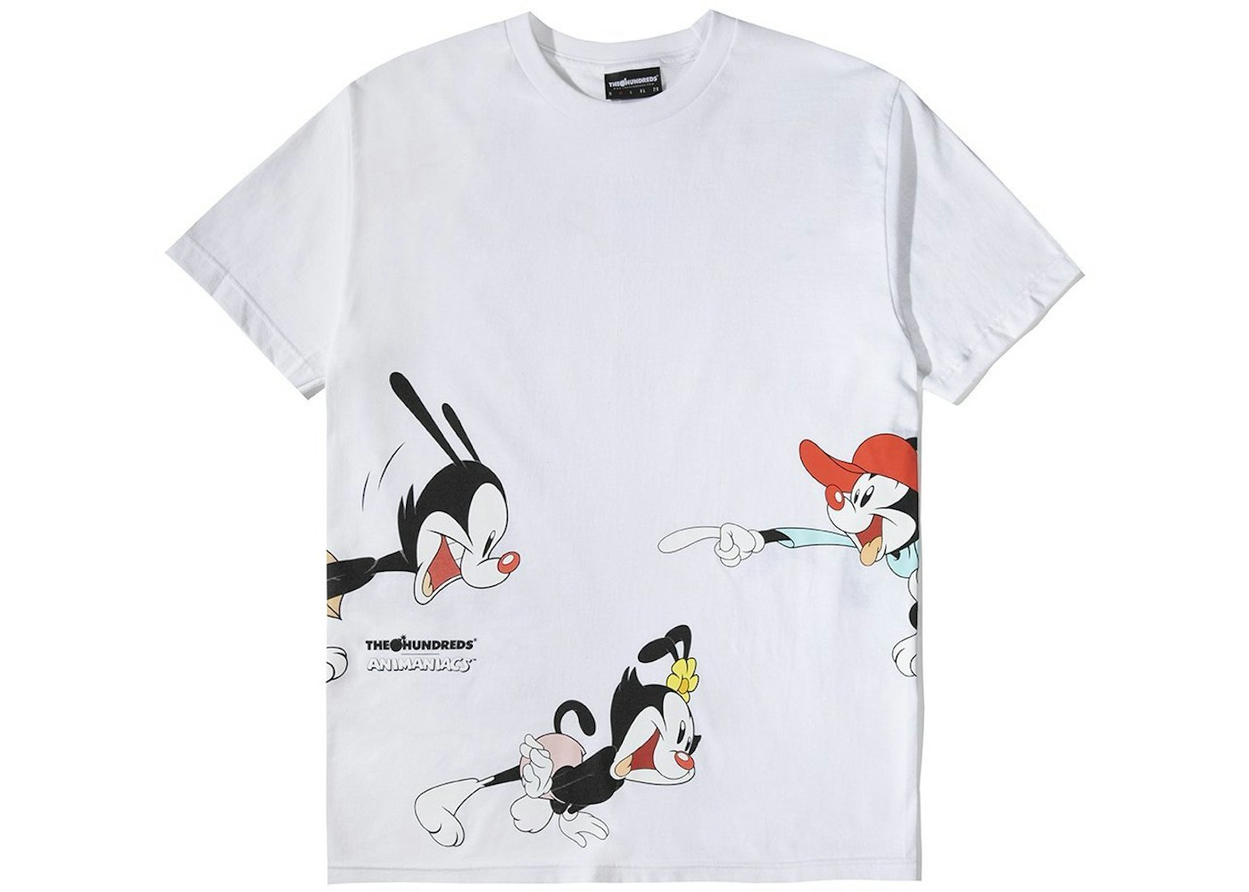 The Hundreds X Anamaniacs Wakko Yakko And Dot T Shirt White Ss The Hundreds X Anamaniacs Wakko Yakko And Dot T Shirt White Ss