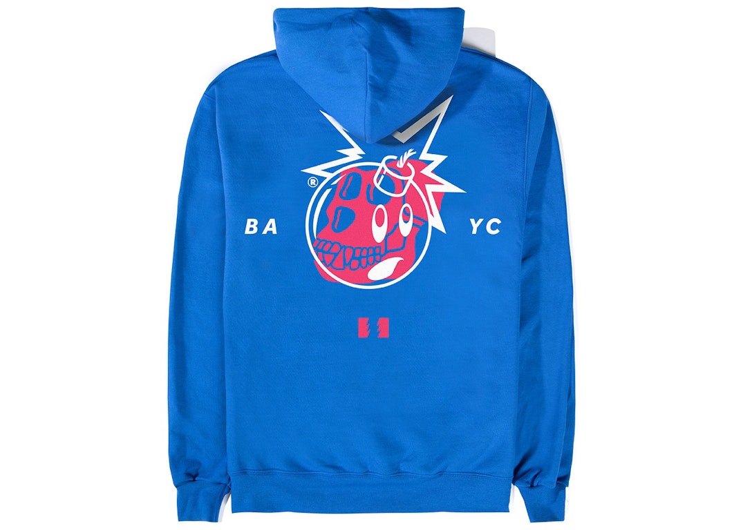 Pre-owned The Hundreds X Bayc Hoodie Royal Blue