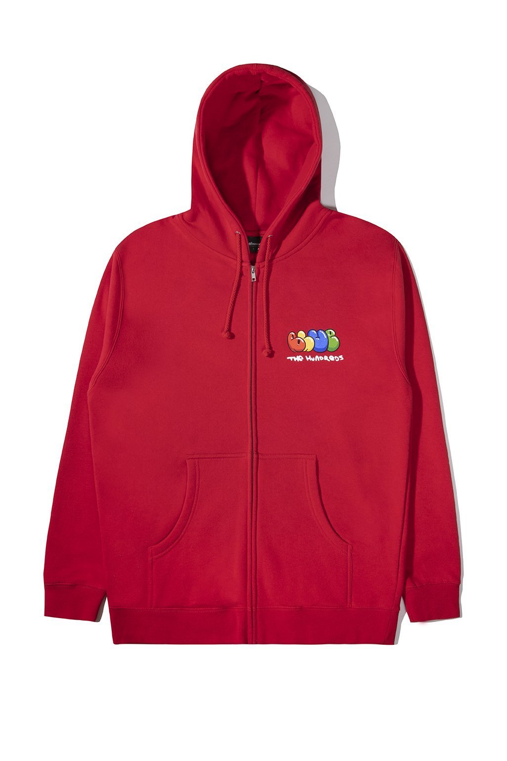 The Hundreds x Blue The Great Mummified Adam Zip Up Hoodie Red