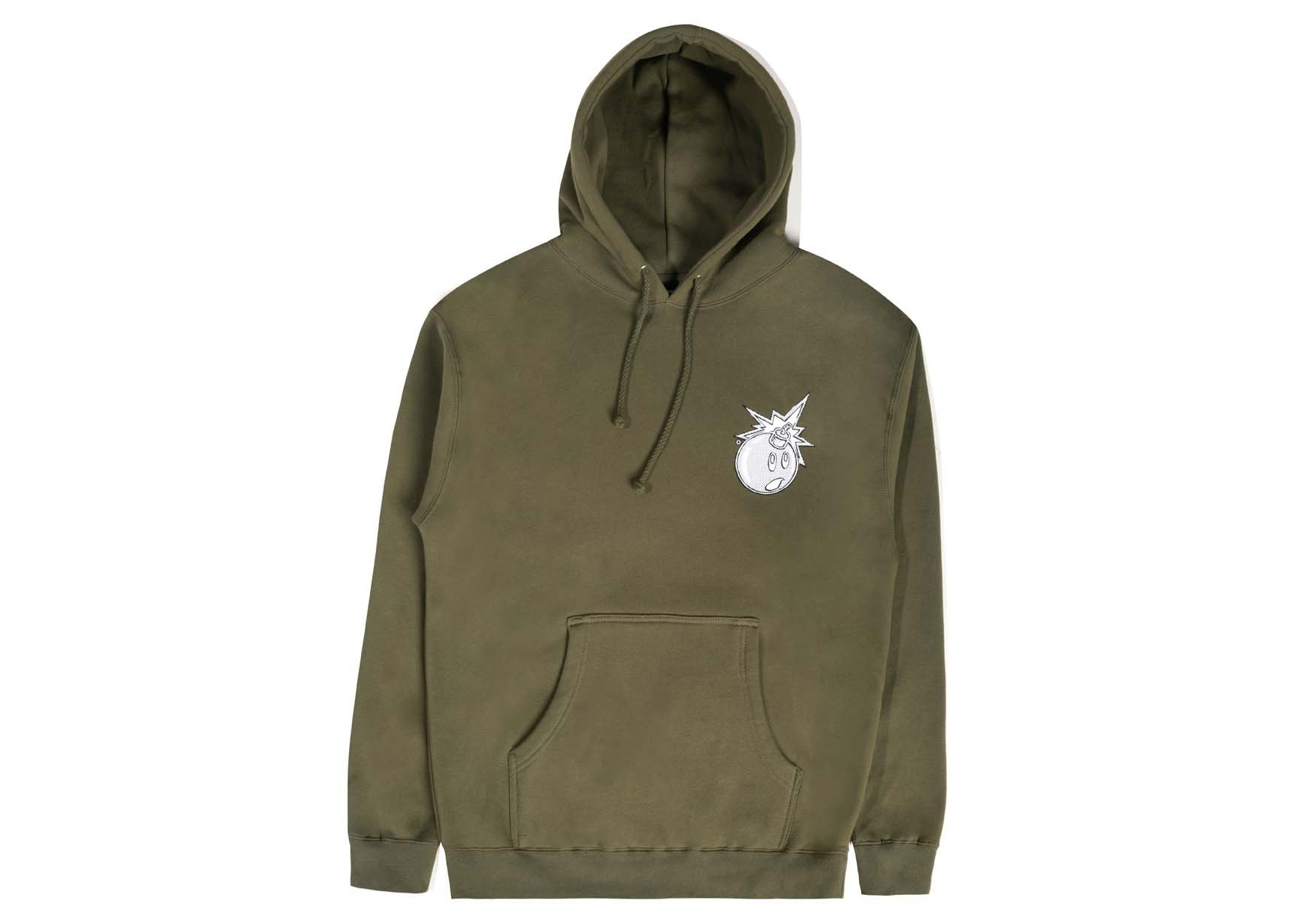 The hundreds store green hoodie