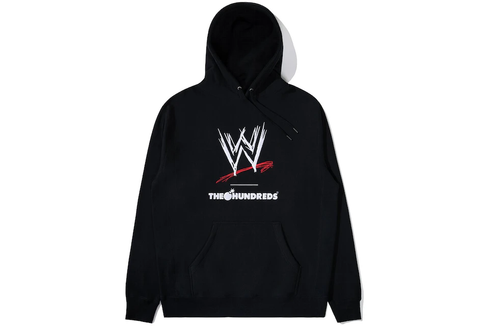 The Hundreds x WWE Pullover Hoodie Black