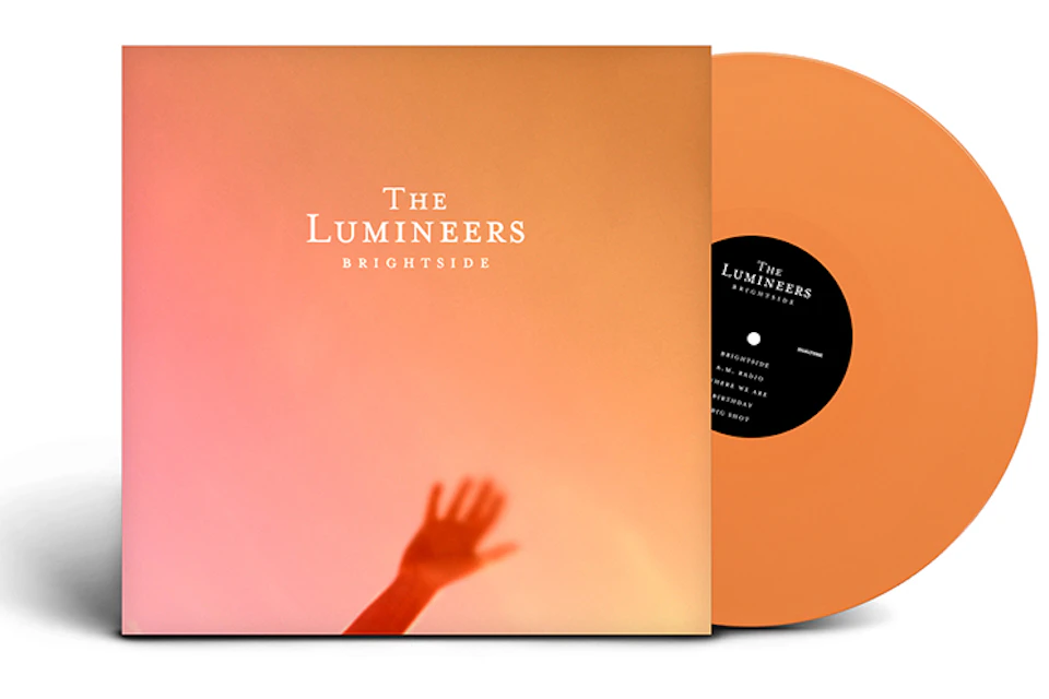 The Lumineers Brightside LP Vinyl Tangerine