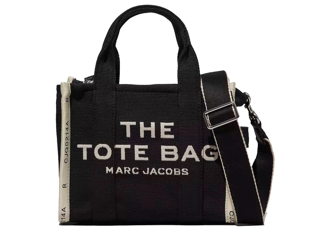 Pre-owned The Marc Jacobs Jacquard Mini Tote Bag Black