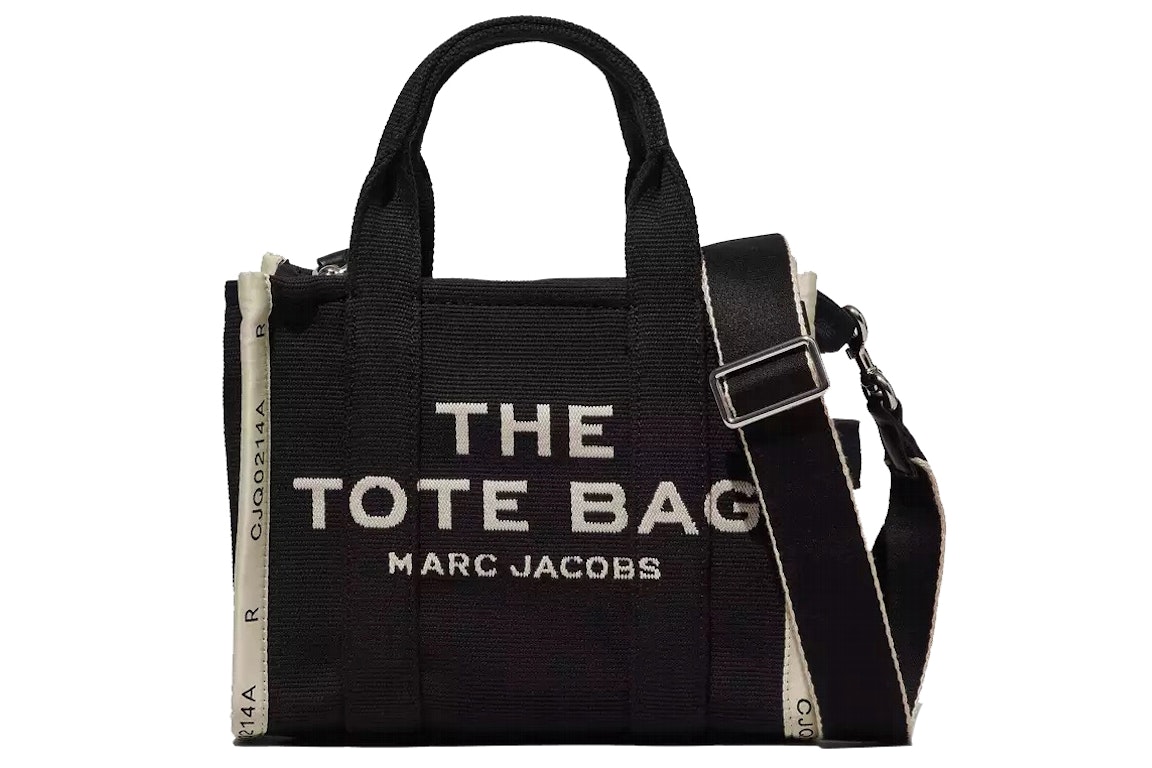 Pre-owned The Marc Jacobs Jacquard Mini Tote Bag Black