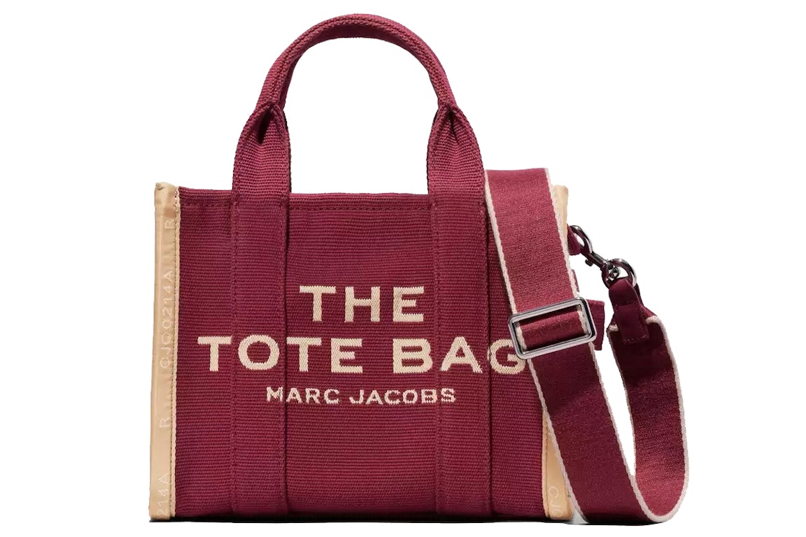 Pre-owned The Marc Jacobs Jacquard Mini Tote Bag Merlot