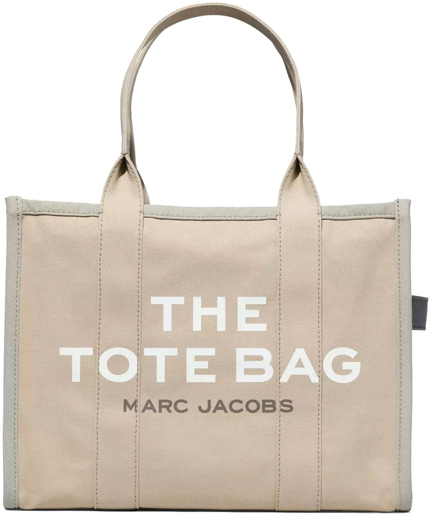 Marc Jacobs The Colorblock Tote Bag Medium Beige/Multi in Cotton - US
