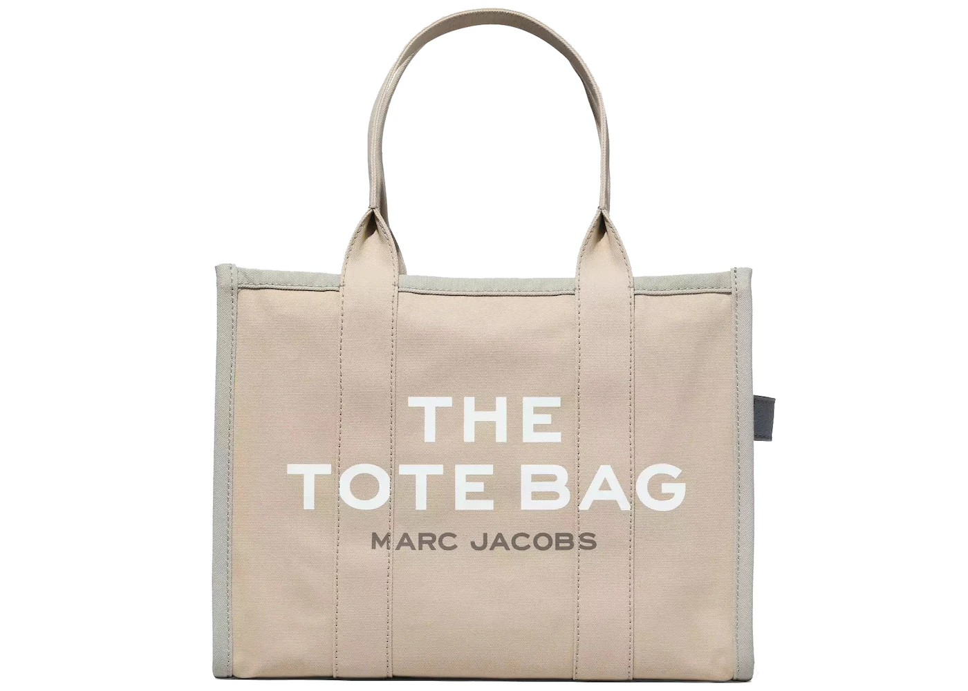 Marc Jacobs The Colorblock Tote Bag Large Beige/Multi in Cotton - US
