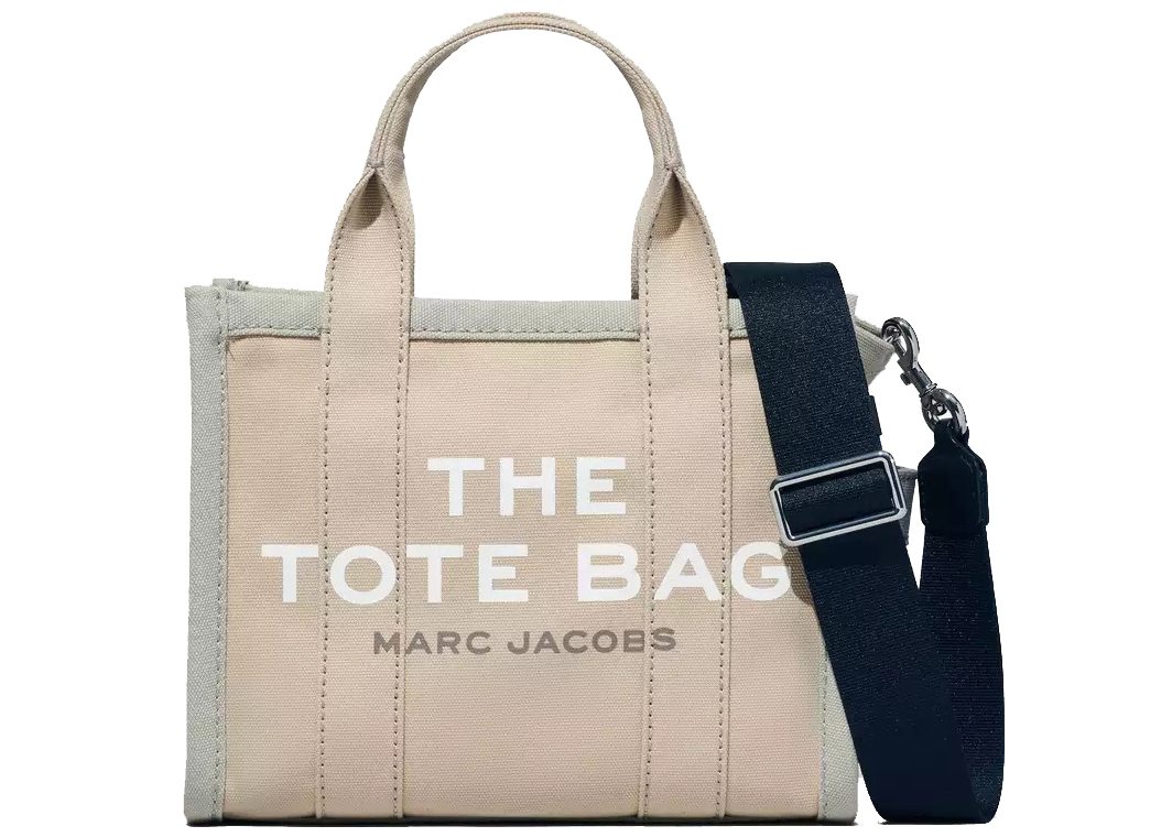 The Marc Jacobs The Colorblock Tote Bag Mini Beige/Multi