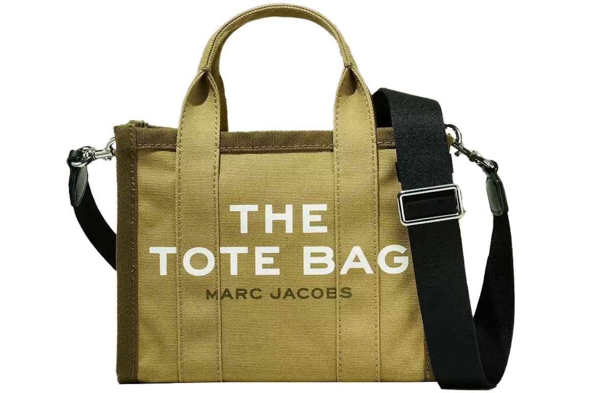 Pre-owned The Marc Jacobs Marc Jacobs The Colorblock Tote Bag Small Slate Green/multi