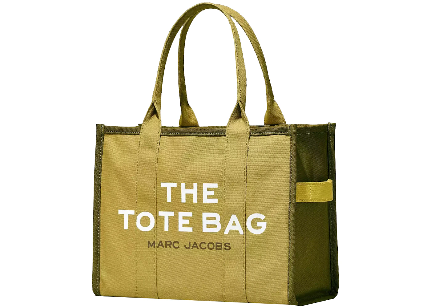 Marc Jacobs The Colorblock Tote Bag Large Slate Green/Multi in Cotton - US