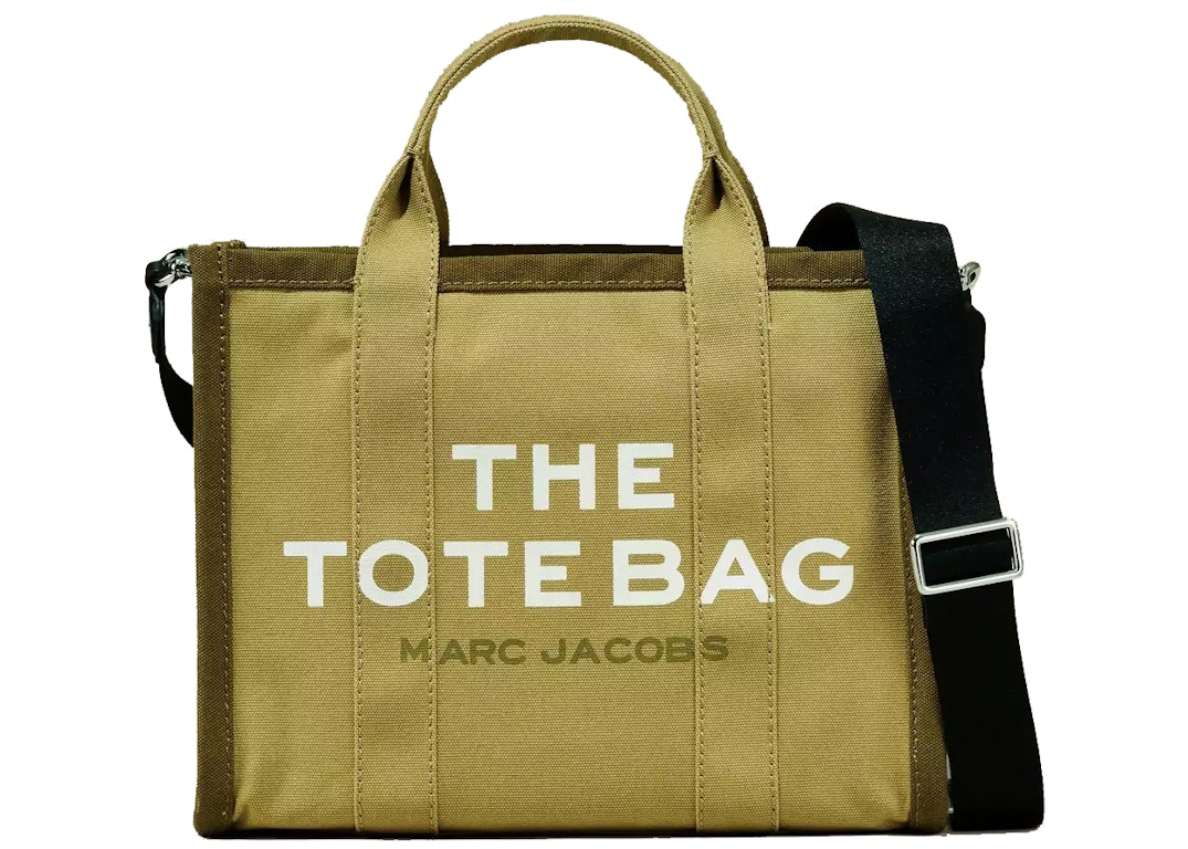 Pre-owned The Marc Jacobs Marc Jacobs The Colorblock Tote Bag Medium Slate Green/multi
