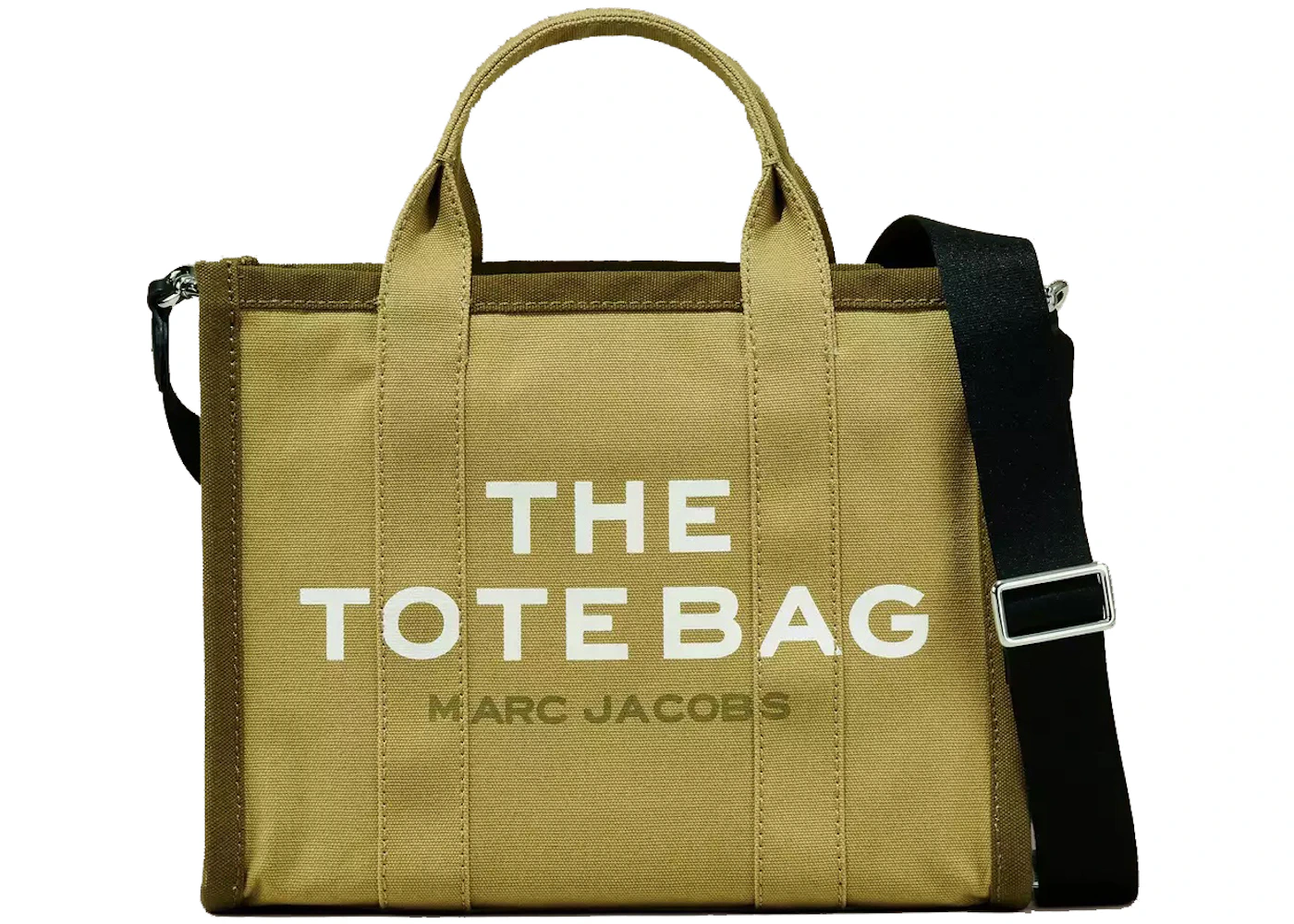 Marc Jacobs The Colorblock Tote Bag Medium Slate Green/Multi in Cotton ...