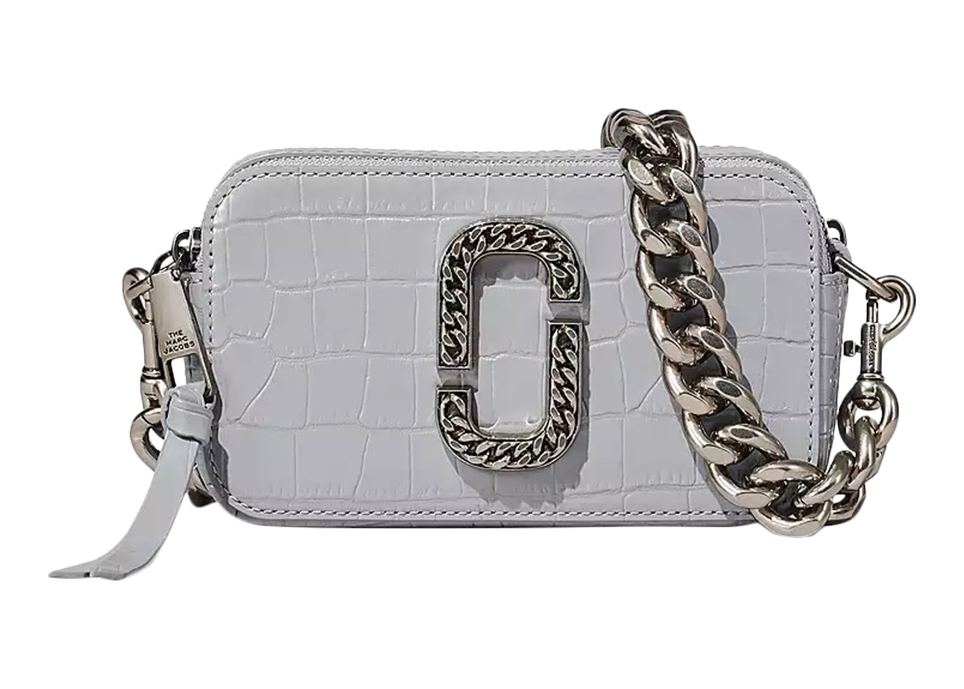 Marc Jacobs The Croc-Embossed Snapshot Quarry in Leather with