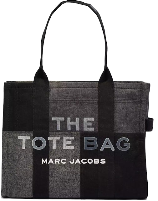 Marc Jacobs The Denim Tote Bag Black Denim One Size : Everything Else 