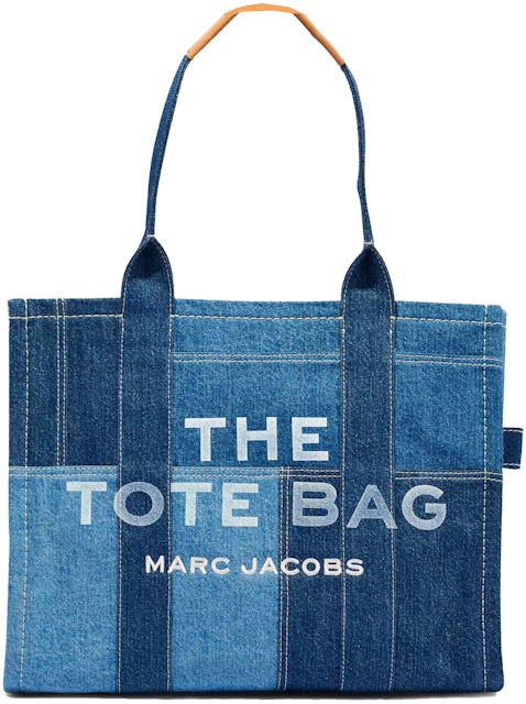MARC JACOBS Marc Jacobs Monogram Denim Tote Bag - The Luxury Pop