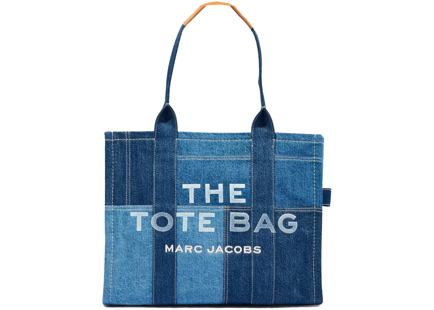 Symptomer Bevæger sig slap af Marc Jacobs The Denim Tote Bag Large Blue Denim in Cotton - US
