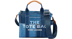 The Marc Jacobs The Denim Tote Bag Mini Blue Denim