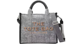 Marc Jacobs The Felt Flannel Tote Bag Medium Gray